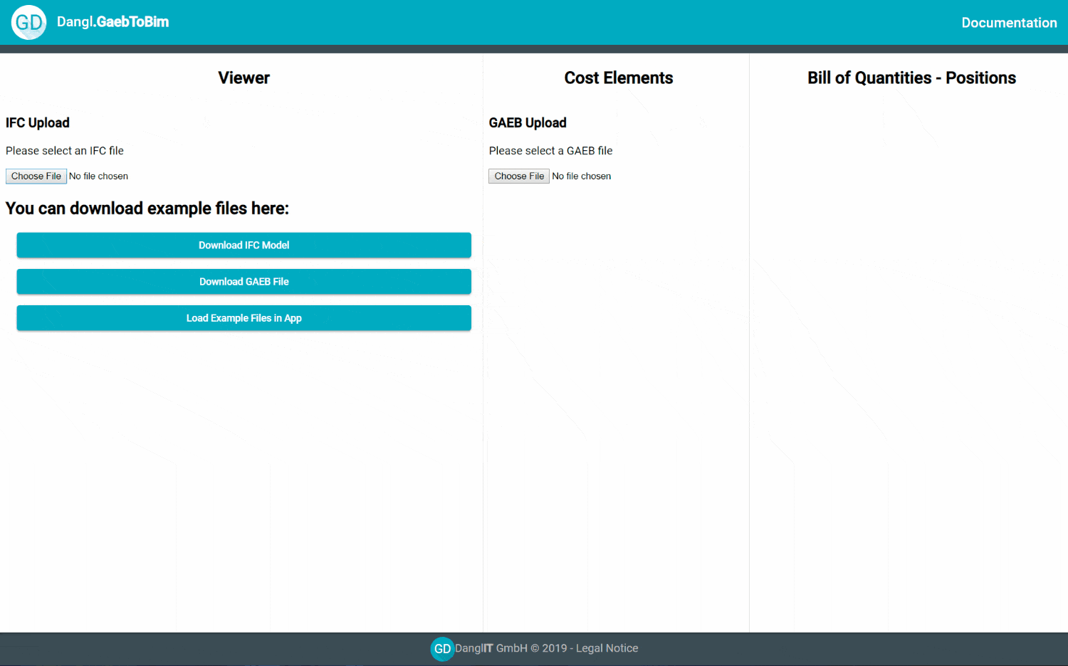 GAEB to BIM Demo